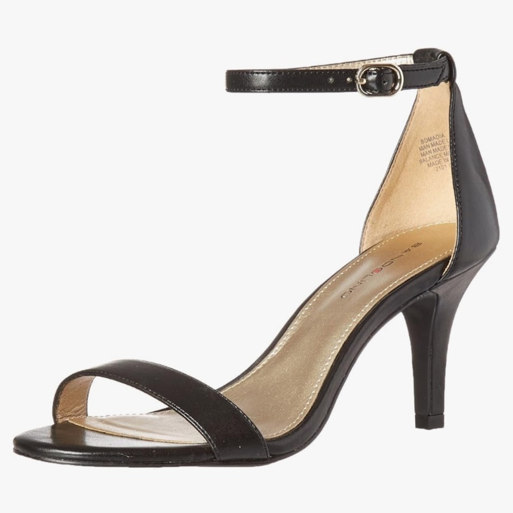 Bandolino Black Strappy Heel